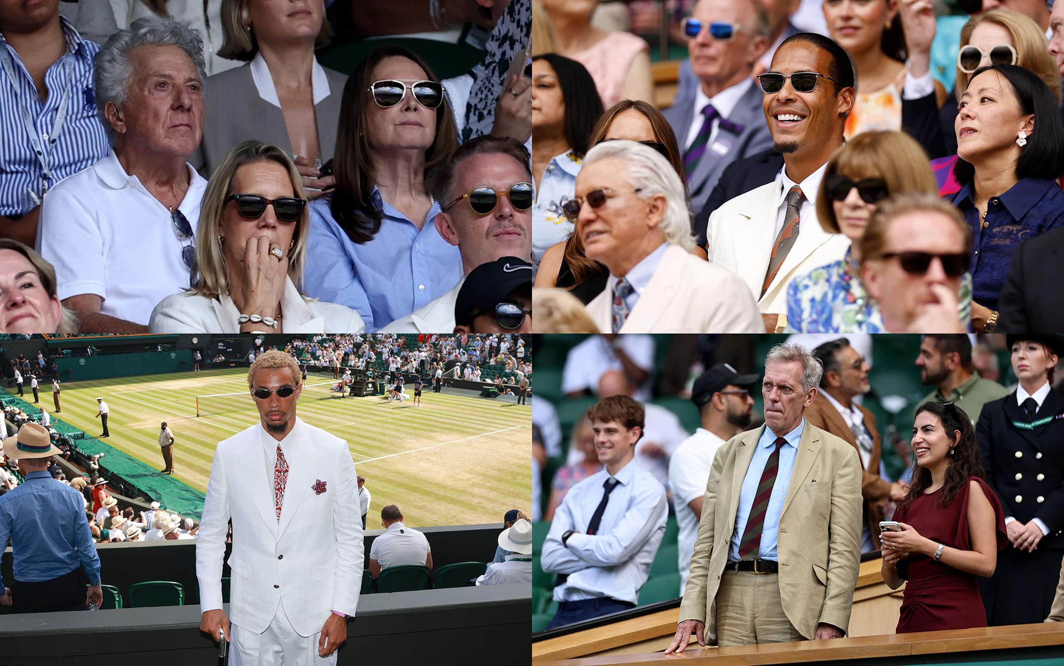 Wimbledon 2026, non solo Sinner-Djokovic: sfilata di vip sul Centrale. FOTO