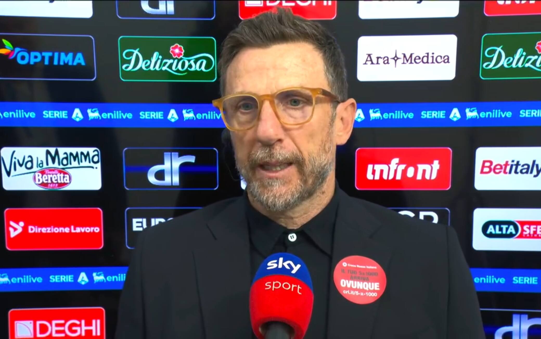 Lecce-Juventus, Di Francesco: "Il gol subito mi fa rabbia, ci eravamo preparati"