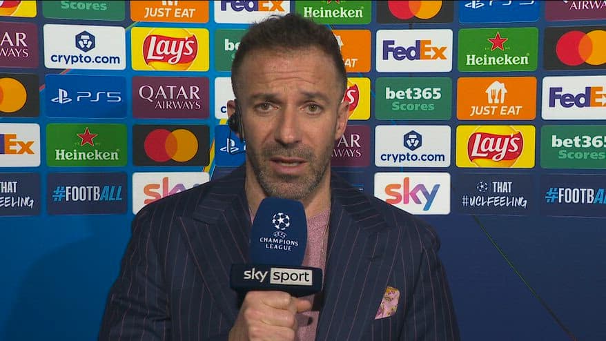 Del Piero: "Il Bodo ha giocato da squadra, poca Inter"