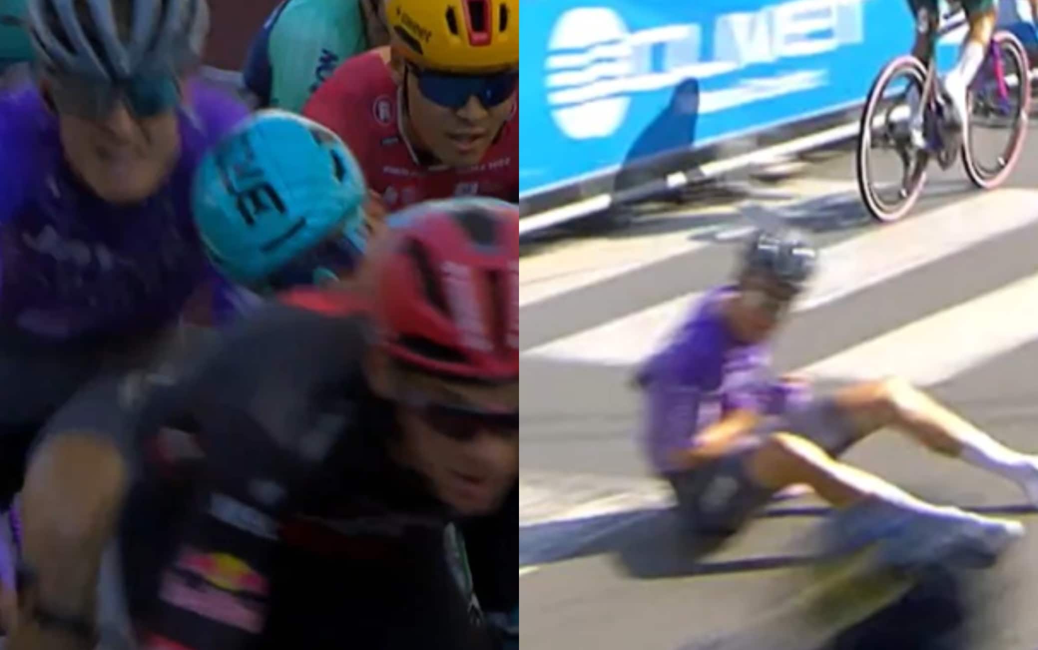 Giro d'Italia, Zanoncello dà testata a un avversario: squalificato