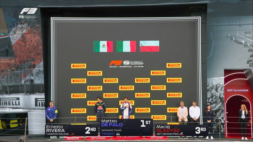 F3, solo in due sul podio di Silverstone