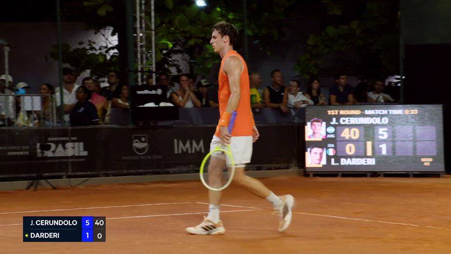 Atp Rio, Juan Manuel Cerundolo elimina Darderi