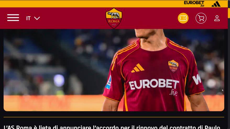 Roma, ufficiale il rinnovo di Dybala fino al 2027