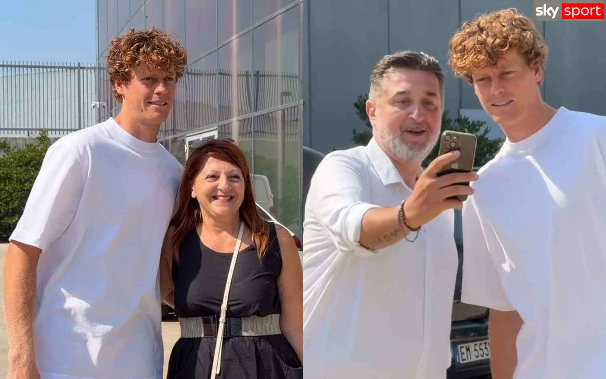 Sinner al J Medical per controlli di routine dopo la vittoria di Wimbledon. VIDEO