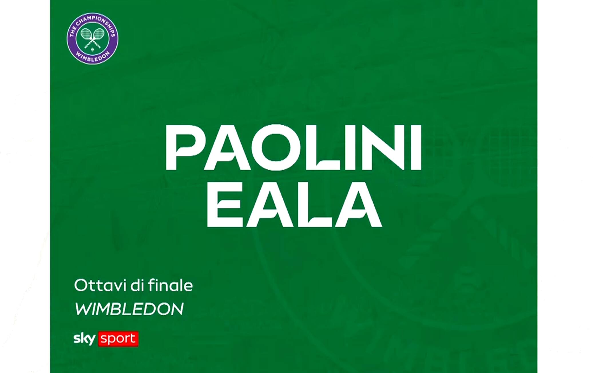 Paolini-Eala: highlights Wimbledon