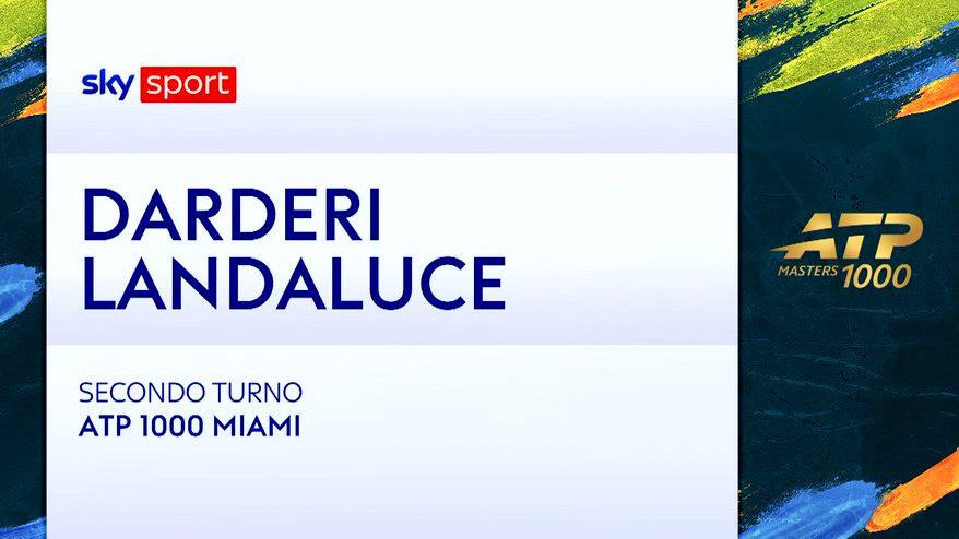 Darderi-Landaluce: highlights Atp Miami. VIDEO