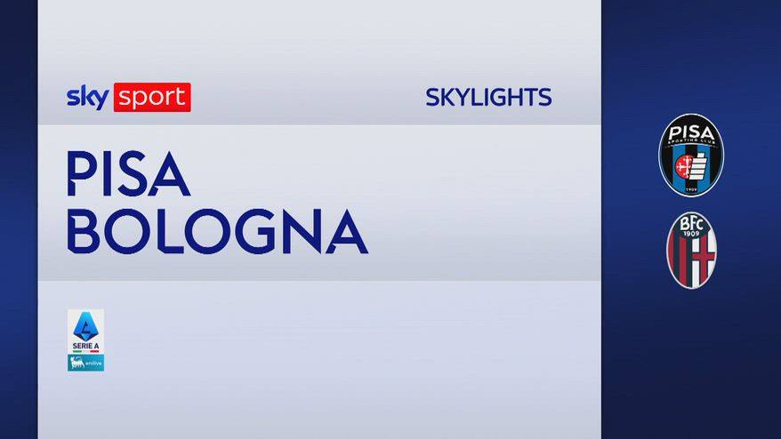 Pisa-Bologna 0-1: gol e highlights