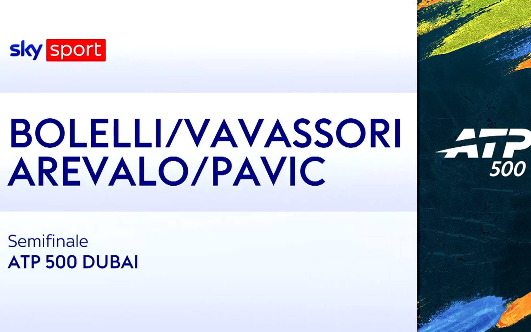Bolelli/Vavassori-Arevalo/Pavic: highlights Atp Dubai