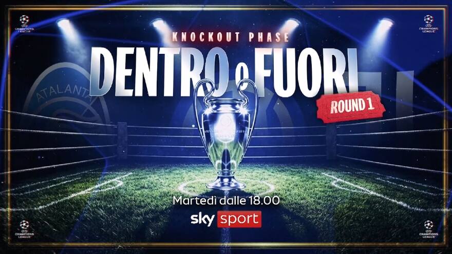"Dentro o fuori", la copertina di Champions League