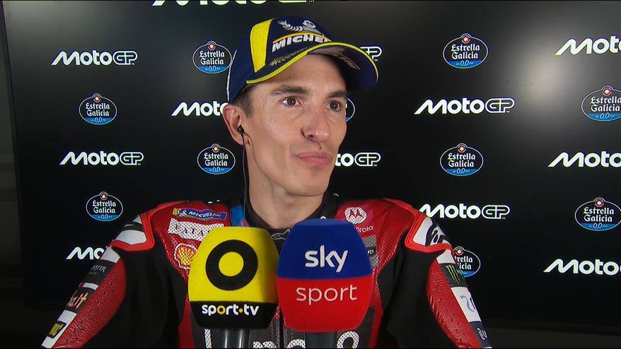 Sprint, la gioia di Marquez: "Oggi mi ha aiutato San Marco"