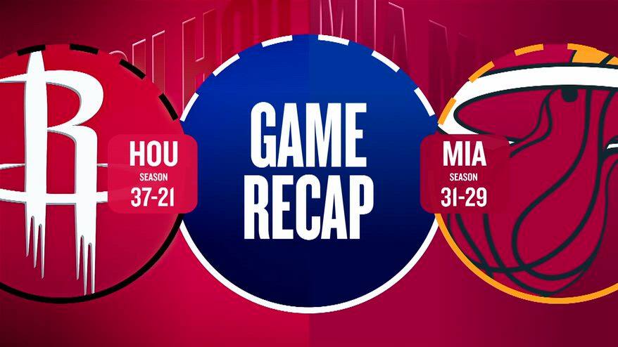 NBA Highlights: Miami-Houston 115-105
