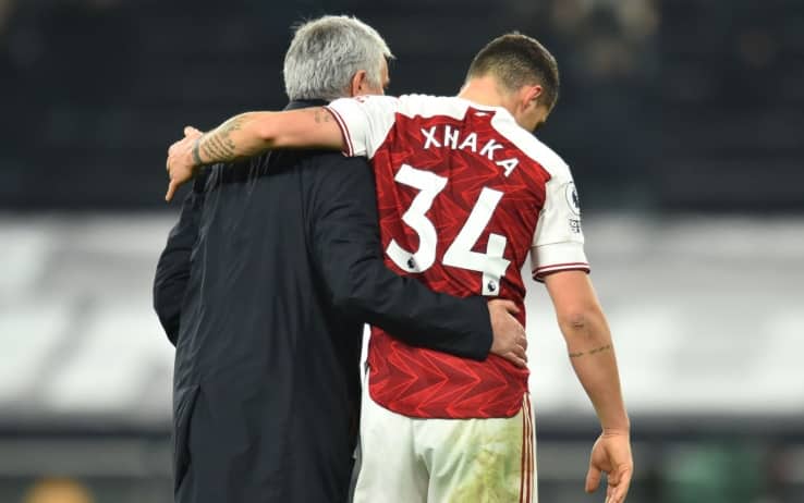Mourinho e Xhaka