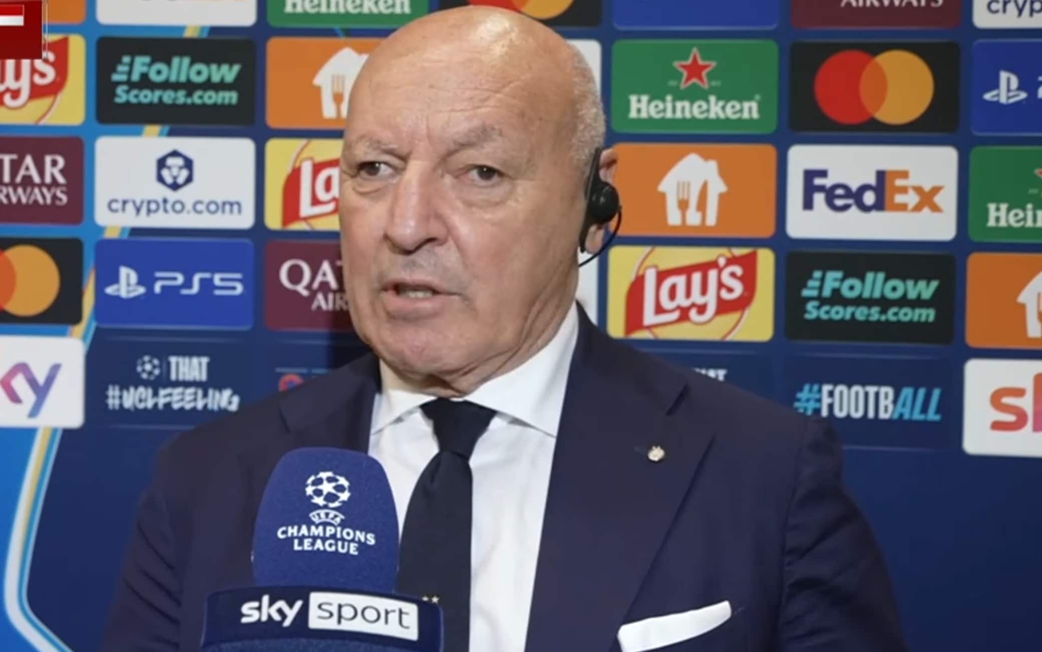 Inter, Marotta: "La situazione tra Infantino e la Uefa viviamola con serenità"
