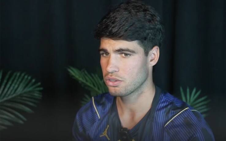 Alcaraz prima dell'Atp Miami: "Io e Sinner lavoriamo per giocare le finali". VIDEO