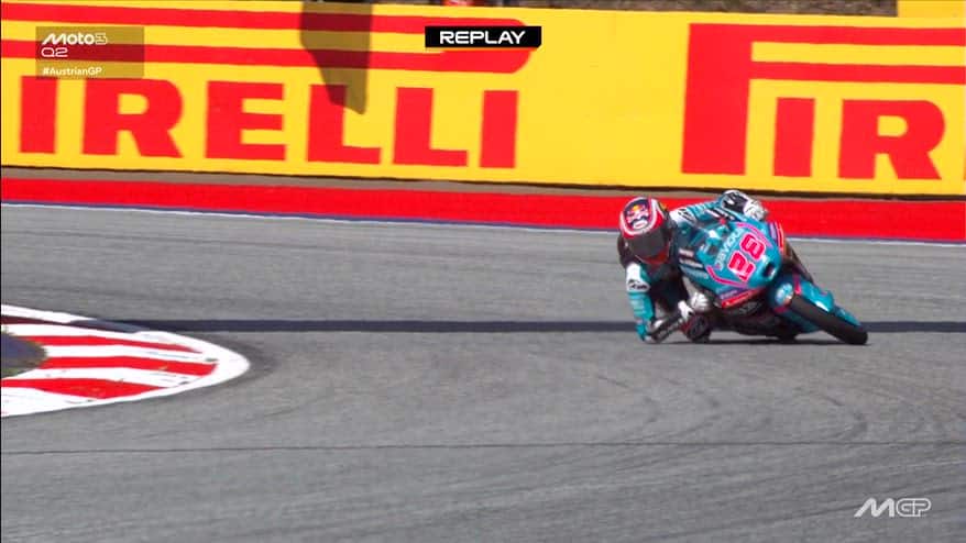 Moto3, Quiles rischia di cadere nelle qualifiche in Austria