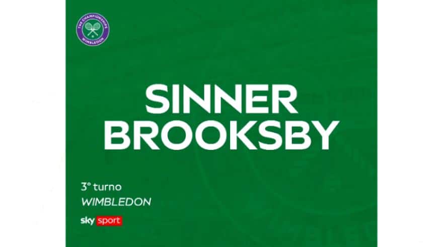 Sinner-Brooksby: highlights Wimbledon 
