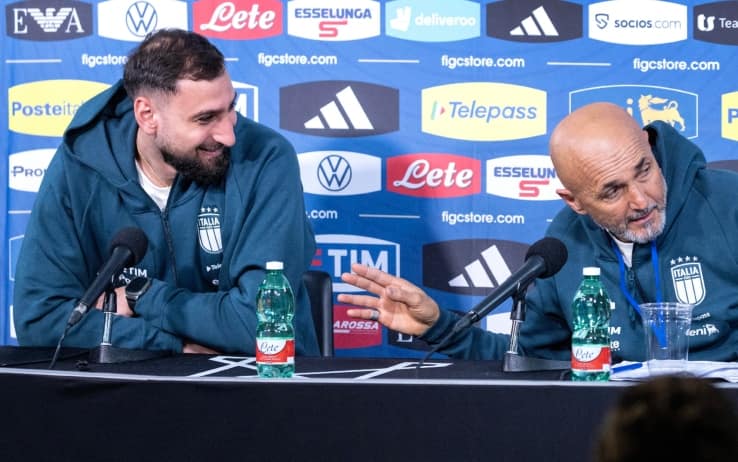 Donnarumma con il ct Spalletti