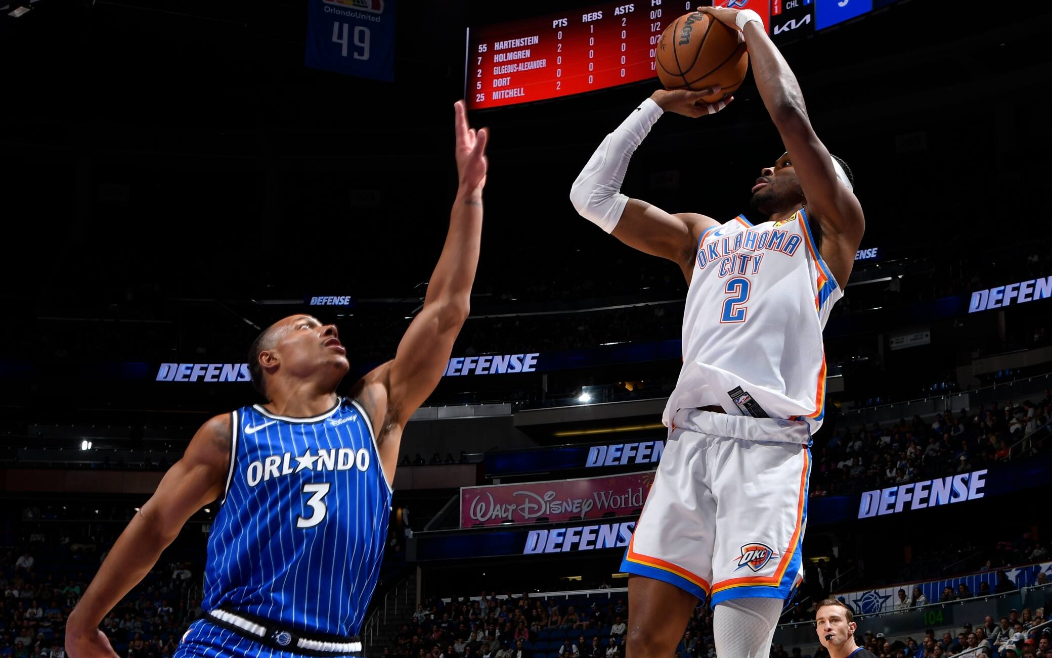NBA, risultati della notte: OKC supera Orlando, Minnesota vince senza Edwards