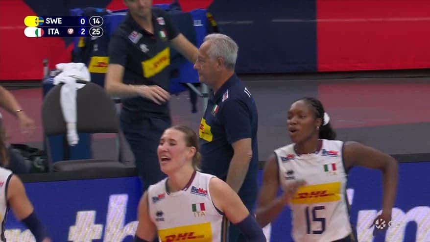 Eurovolley, Italia-Svezia 3-0: gli highlights