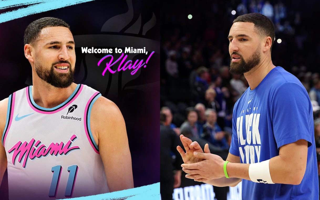 Photo: sport.sky.it Klay Thompson Officially Joins Miami Heat After Dallas Mavericks Buyout