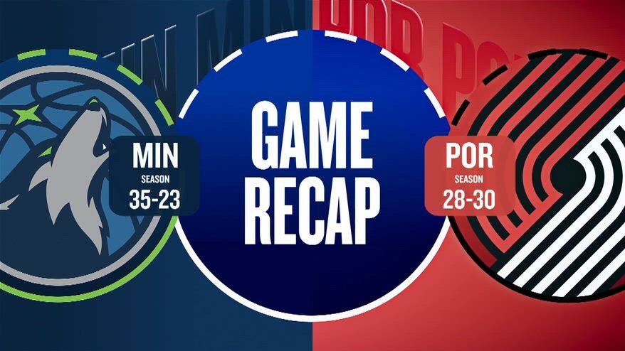 NBA Highlights: Portland-Minnesota 121-124
