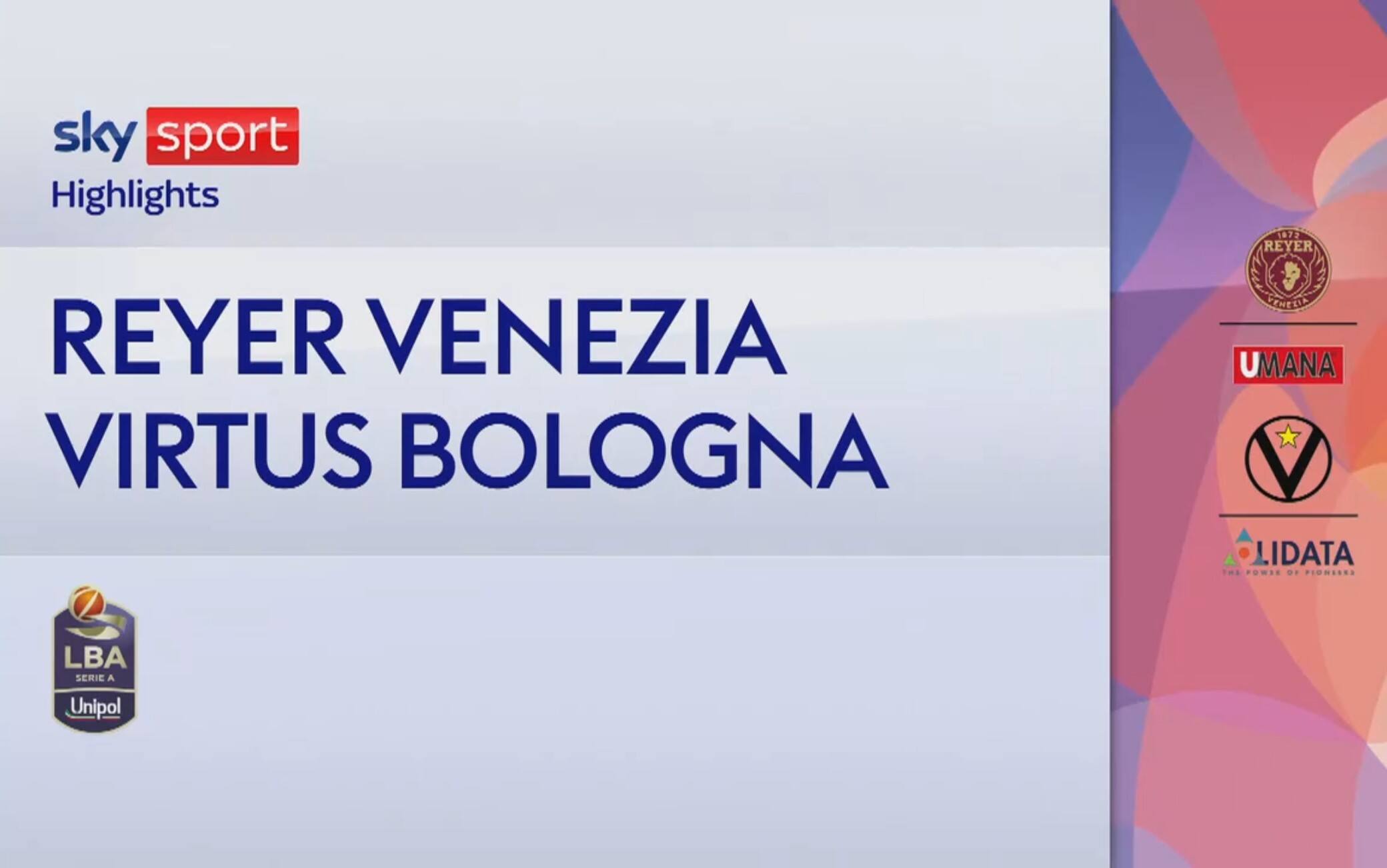 Venezia-Virtus Bologna 89-85: highlights Playoff Serie A basket