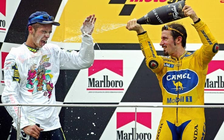 Valentino Rossi e Max Biaggi