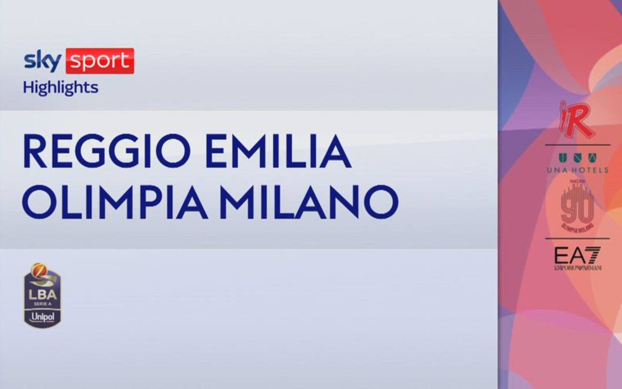 Playoff Basket, Reggio Emilia-Olimpia Milano gara-3 72-84: gli highlights