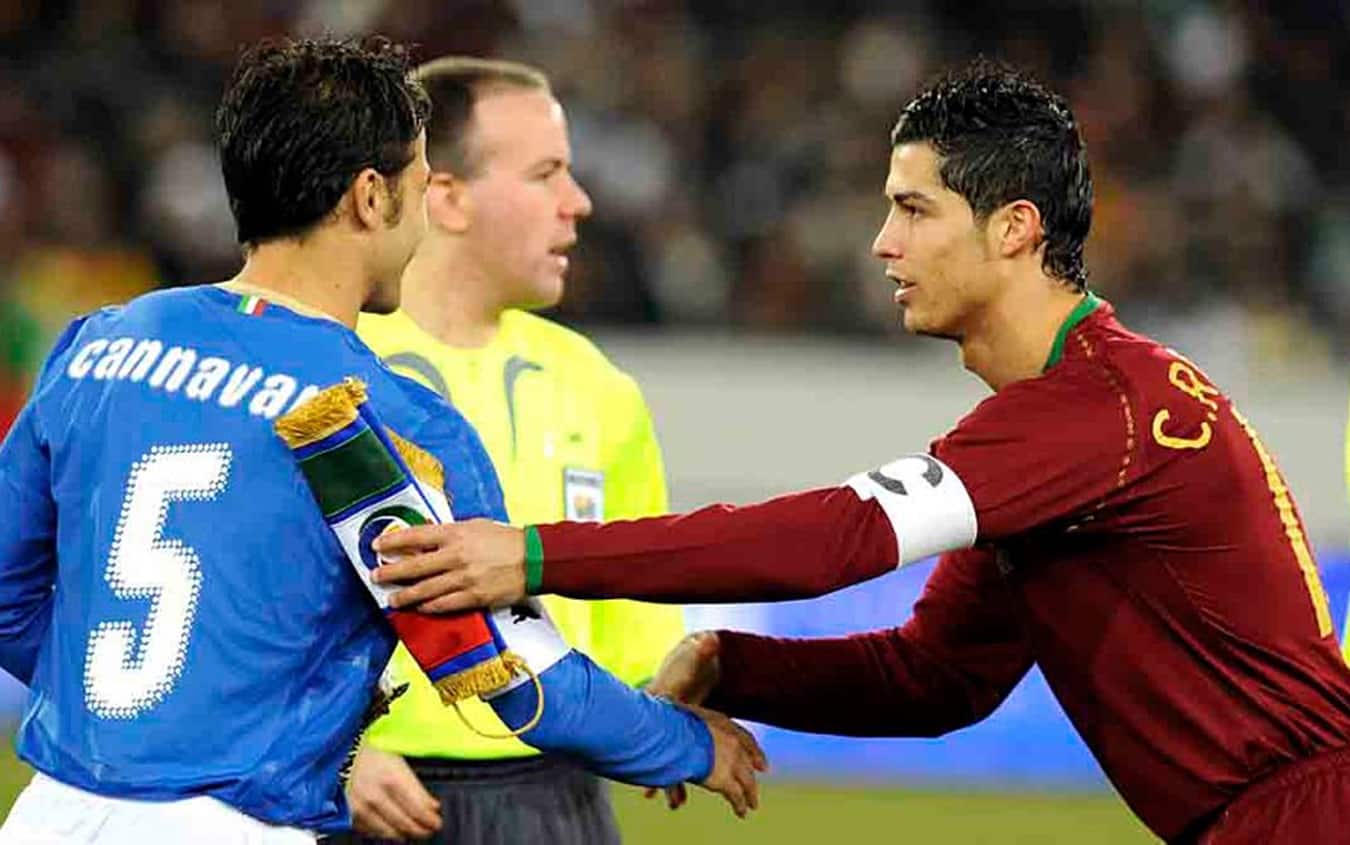 Fabio Cannavaro e Cristiano Ronaldo
