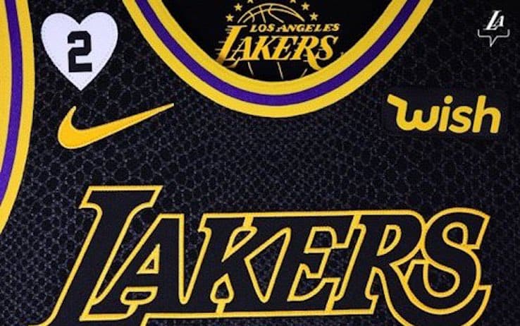 lakers black mamba jersey with gigi patch