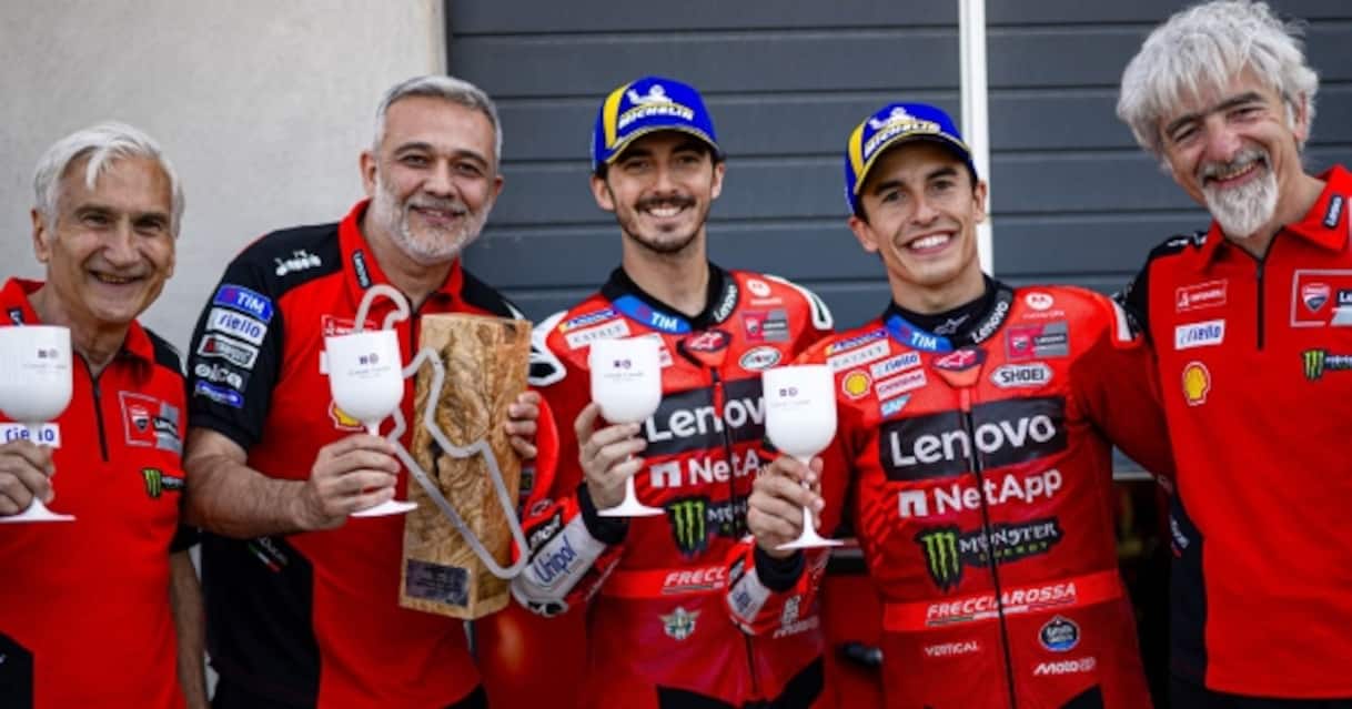 Ducati vince con Marquez, Bagnaia 3°: Dall'Igna e Tardozzi commentano ...