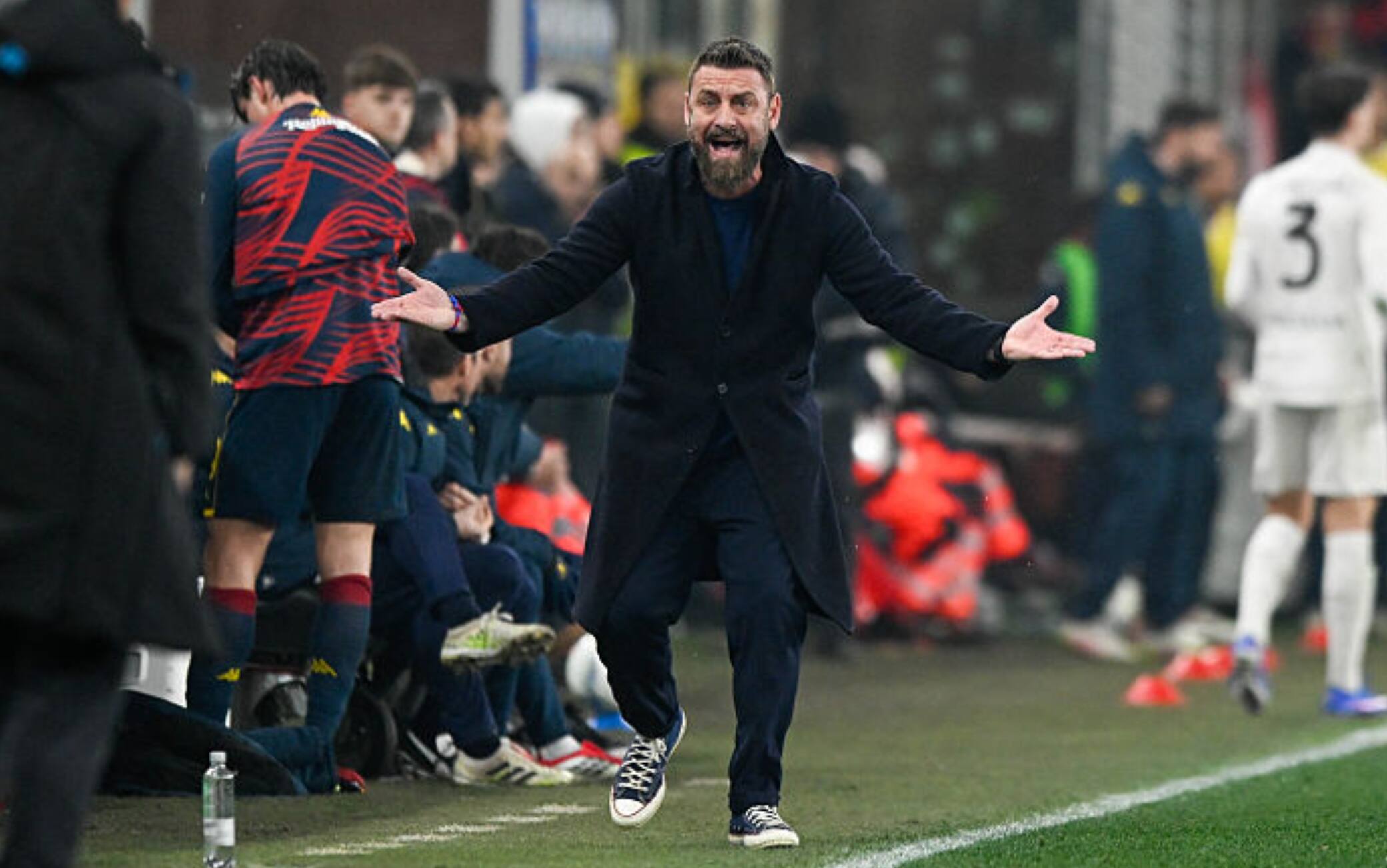 Genoa-Napoli, De Rossi: "Rigore poco chiaro, così si rischia una deriva"