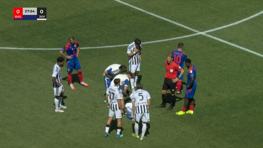 Juventus, infortunio per Ekhator contro il Basilea