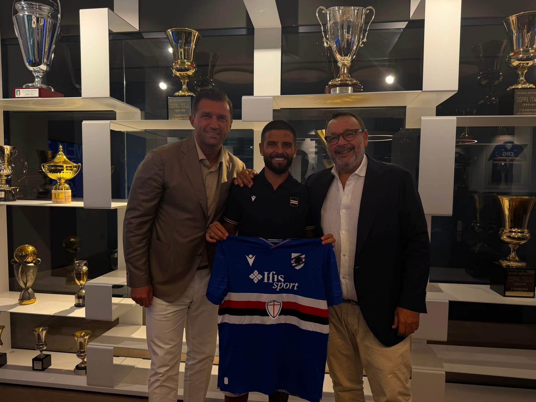 Insigne con Ludovic Fattizzo