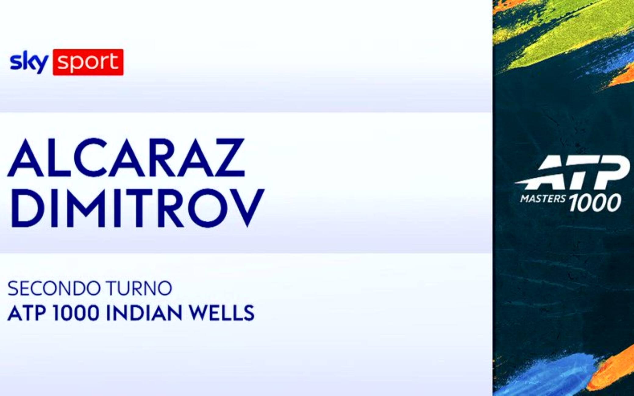 Alcaraz-Dimitrov: highlights Atp Indian Wells
