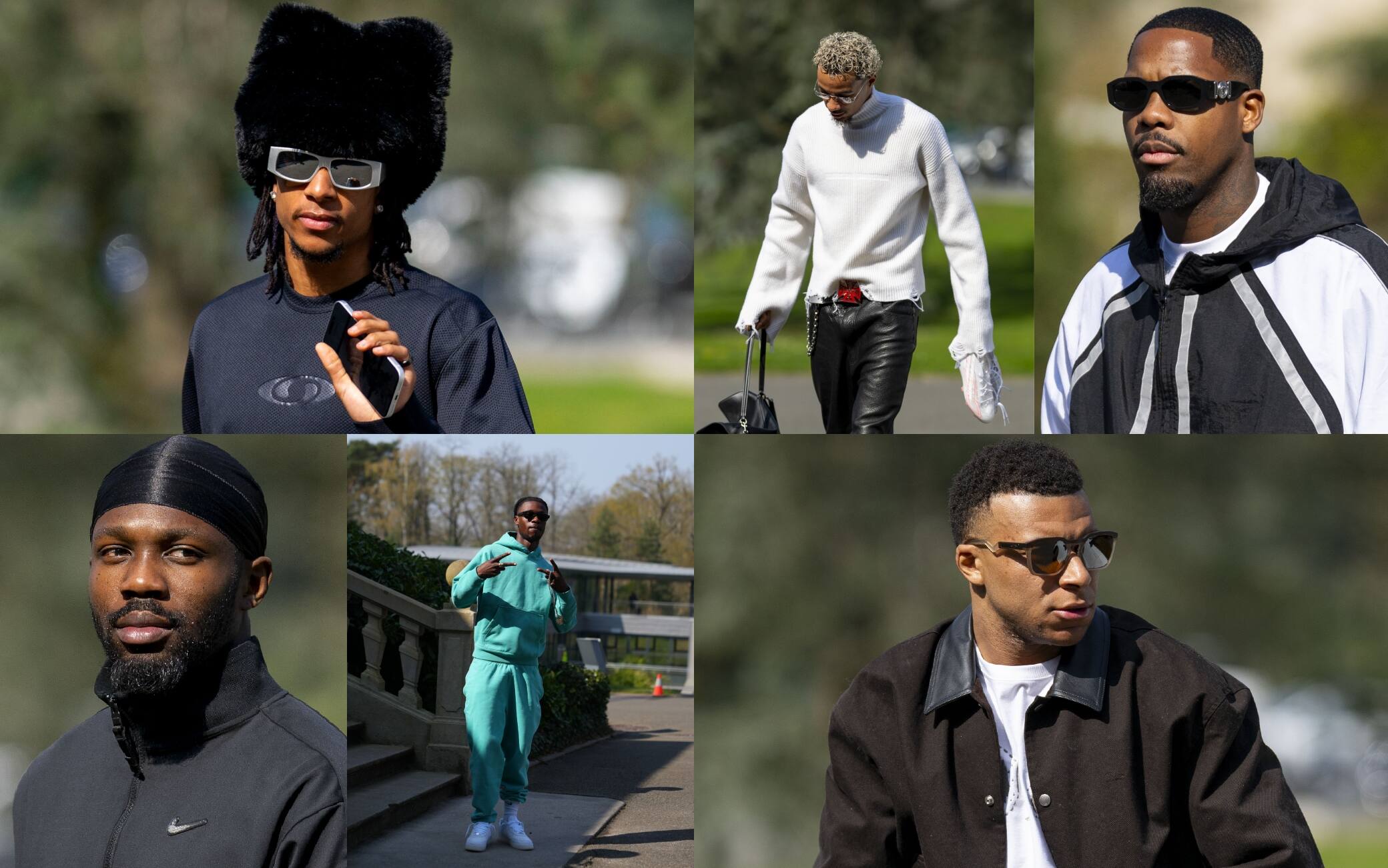 Look e outfit estremi: l'arrivo dei giocatori della Francia a Clairefontaine. FOTO