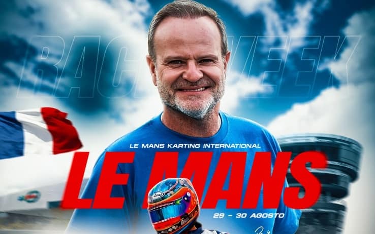 F1, Barrichello non molla: a Le Mans per il Campionato del Mondo Karting