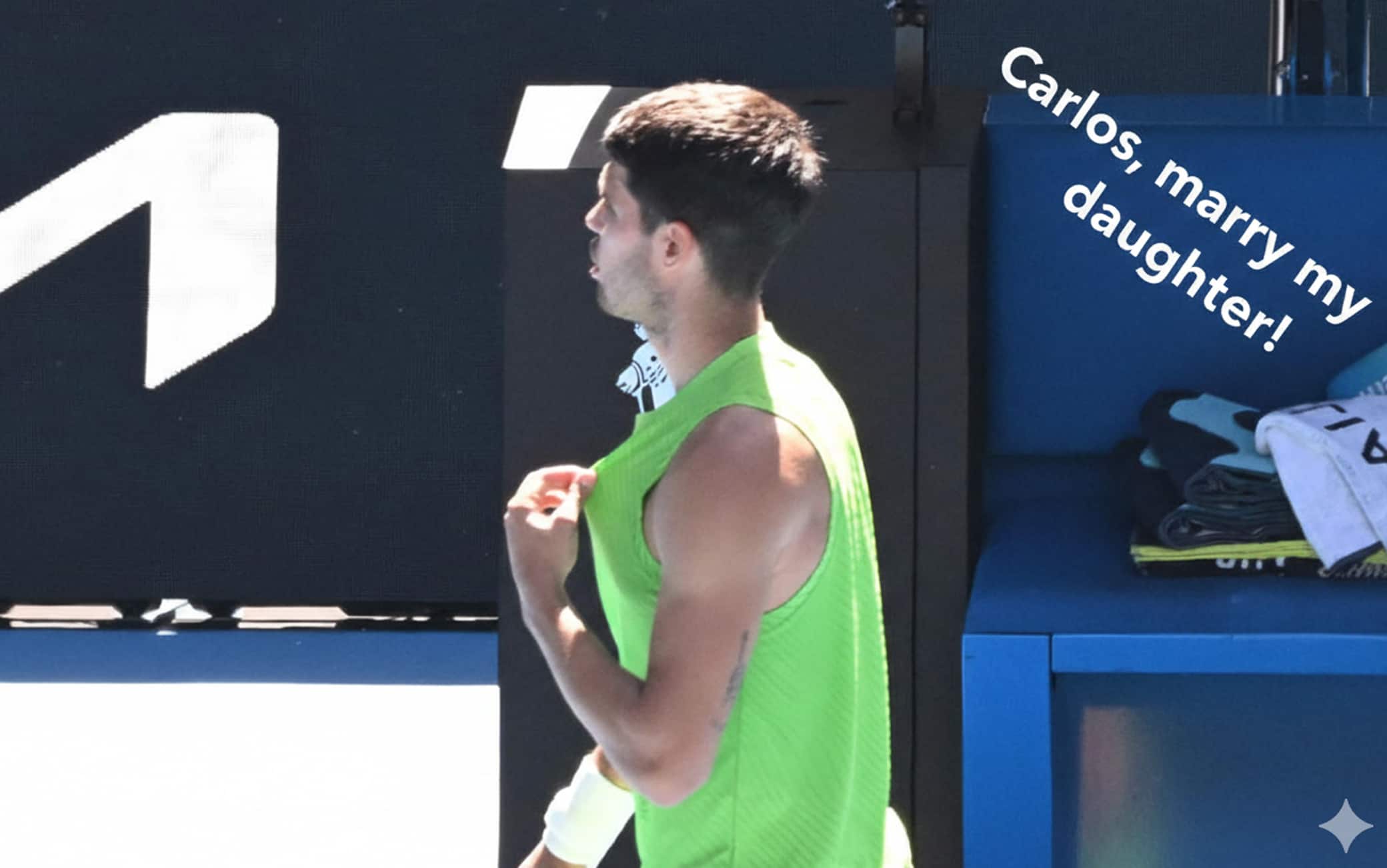 Alcaraz, tre proposte di matrimonio mentre gioca con Paul agli Australian Open. VIDEO