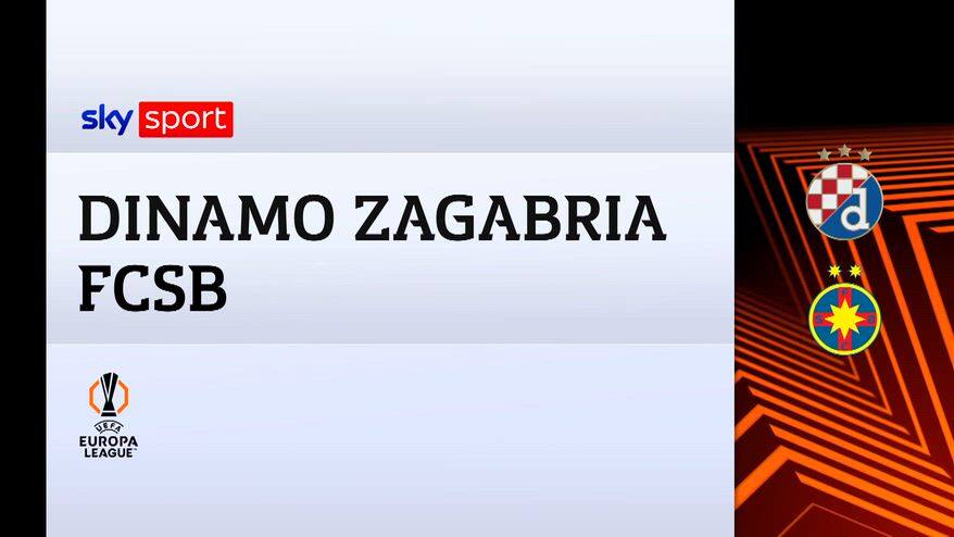Dinamo Zagabria-FCSB 4-1: gol e highlights