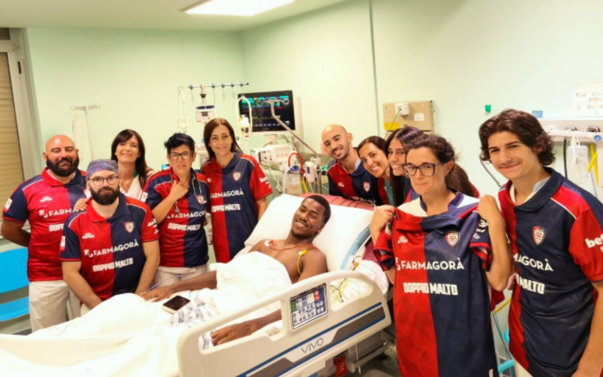 Cagliari, Trepy lascia la terapia intensiva e va in pneumologia. Le condizioni