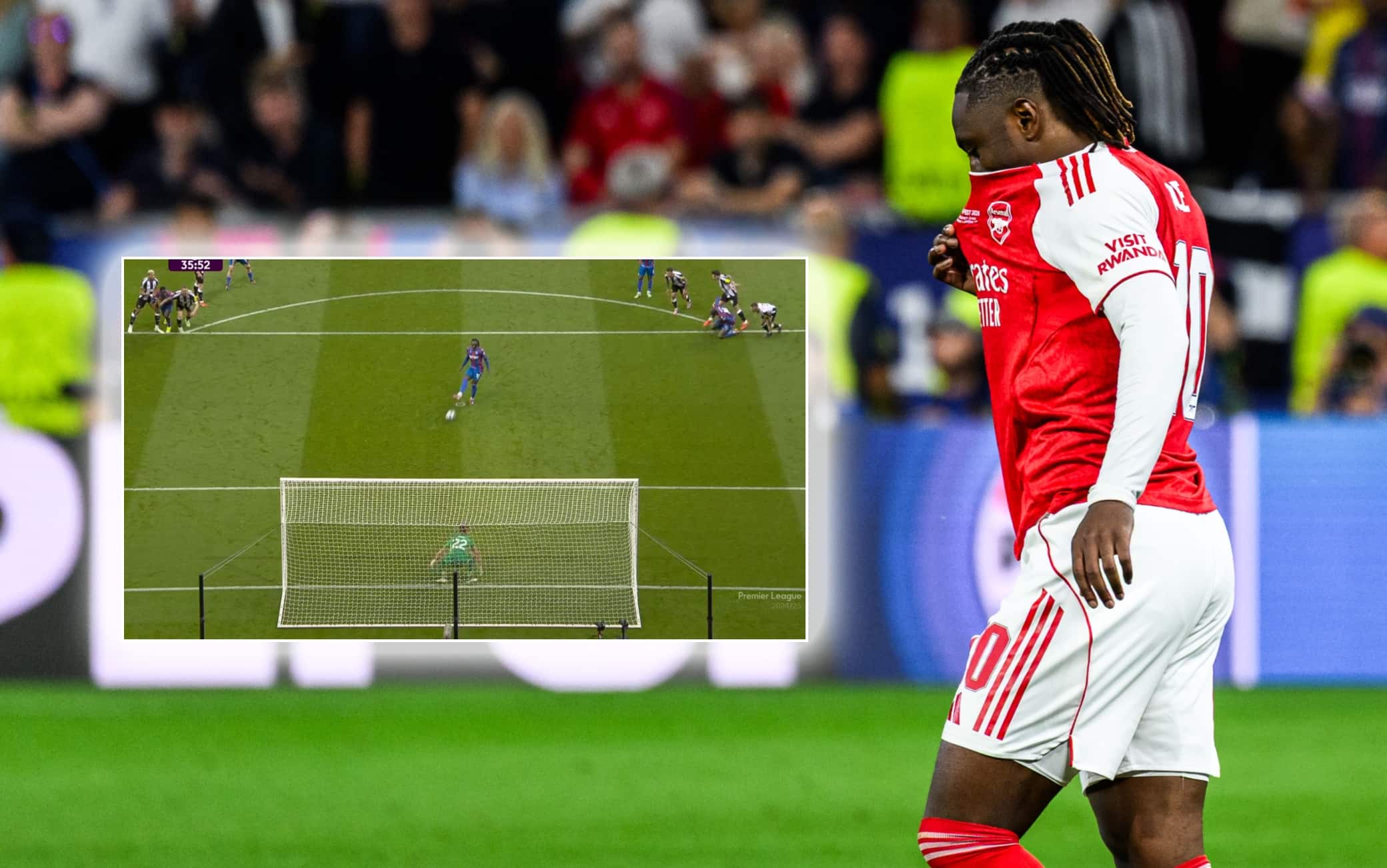 Eze, rigore orribile in finale di Champions. E non è neanche la prima volta…