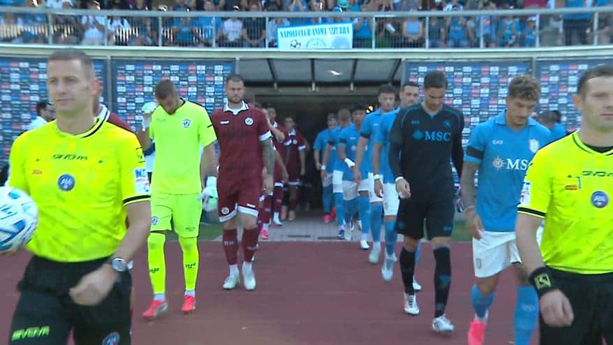 Napoli-Arezzo 1-3, gli highlights dell'amichevole