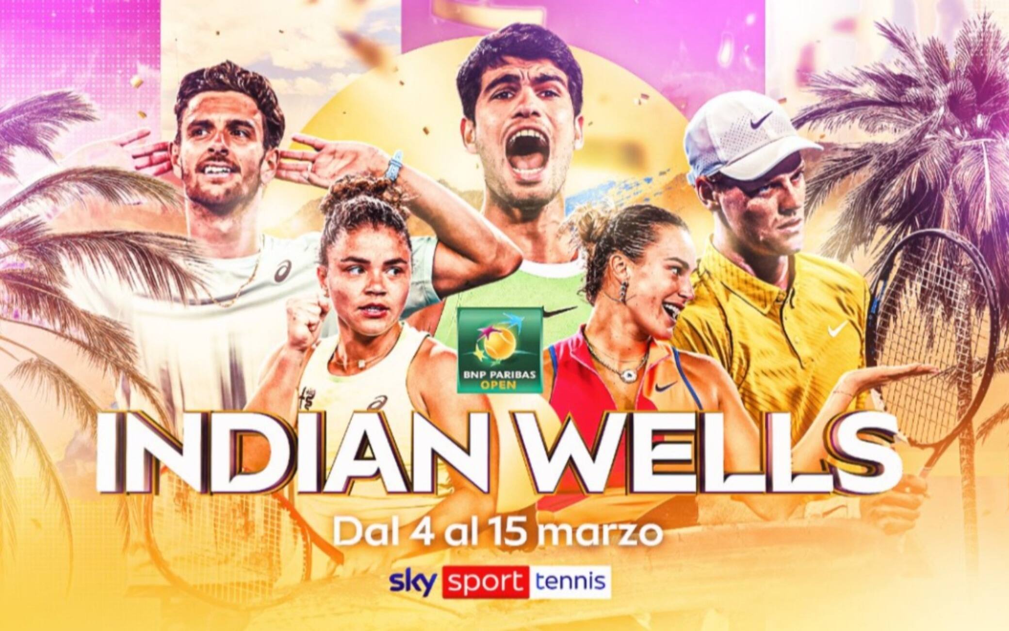 Atp Indian Wells, dove vedere il torneo Masters 1000 in tv e streaming