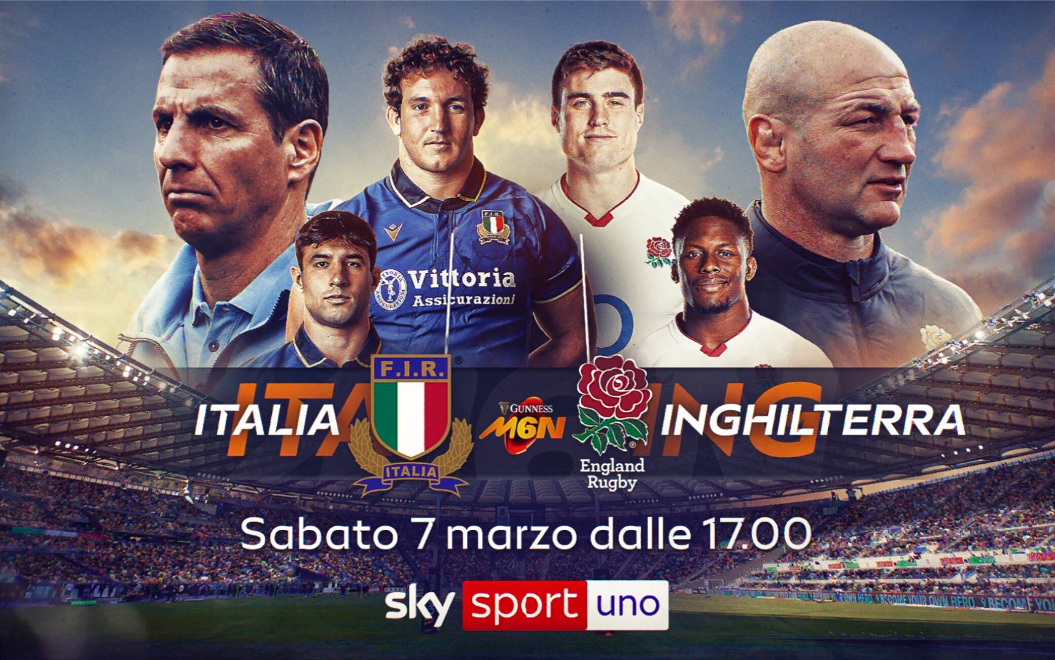 Italia-Inghilterra al Sei Nazioni in tv e streaming: dove vedere il match