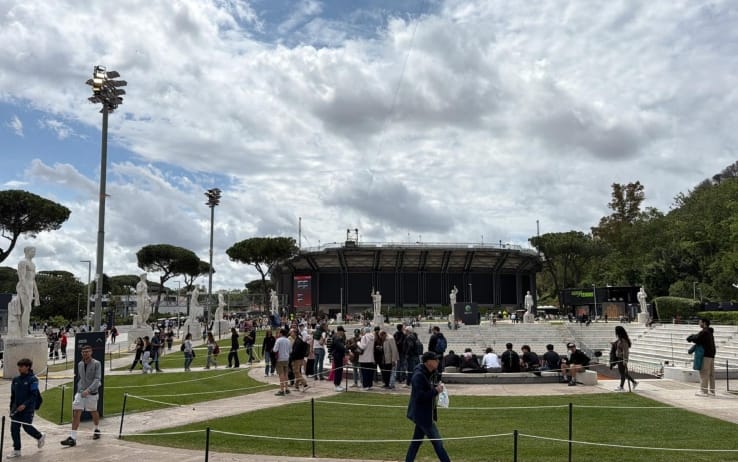 roma nuvole sole