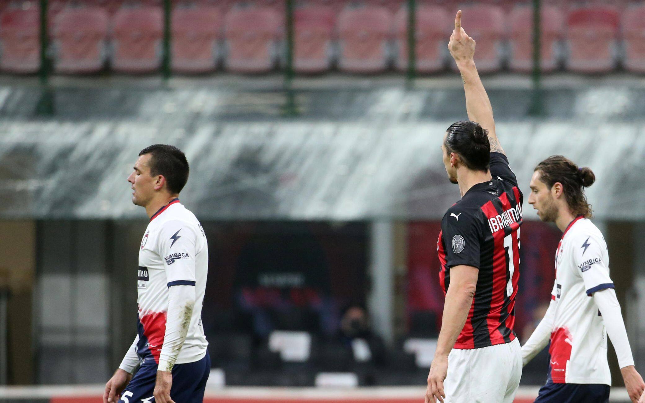 Ibrahimovic in Milan-Crotone