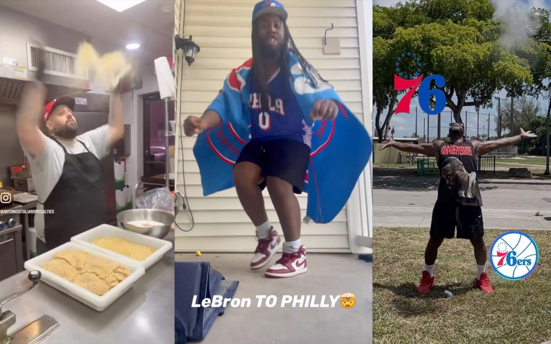 NBA, le reazioni dei tifosi dei Philadelphia 76ers alla firma di LeBron James. VIDEO