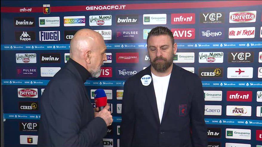 De Rossi: "Questo rigore è poco chiaro, si rischia deriva"