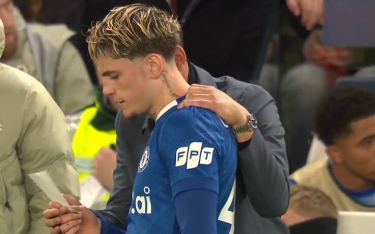 Rosenior e quel foglietto a Garnacho sullo 0-3 per il Psg
