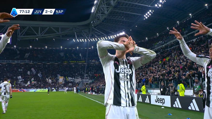 Yildiz segna in Juve-Napoli: il VIDEO dell'esultanza